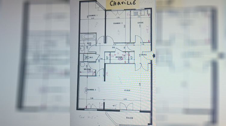 Ma-Cabane - Vente Appartement CHAVILLE, 85 m²