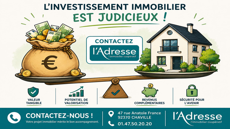 Ma-Cabane - Vente Appartement CHAVILLE, 47 m²