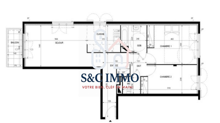 Ma-Cabane - Vente Appartement Chelles, 73 m²