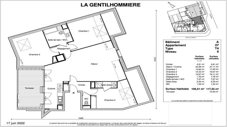 Ma-Cabane - Vente Appartement CHENNEVIERES-SUR-MARNE, 106 m²