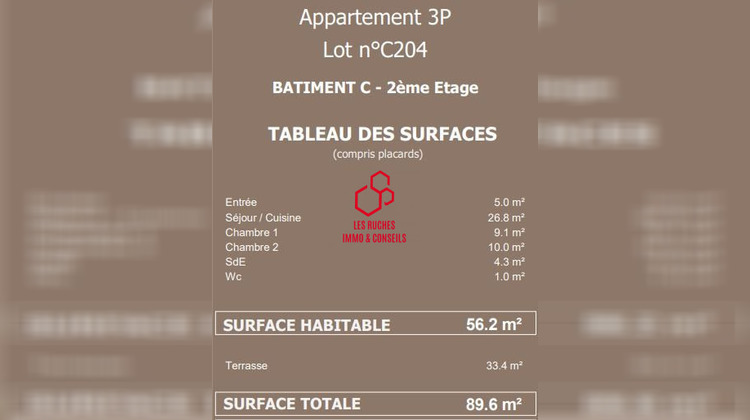 Ma-Cabane - Vente Appartement Chennevières-sur-Marne, 56 m²