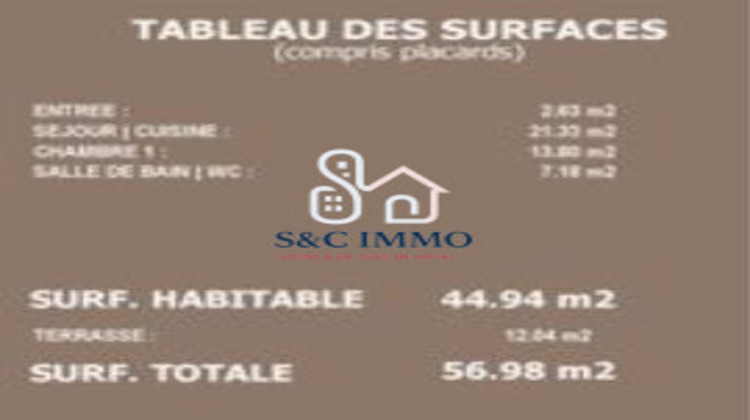 Ma-Cabane - Vente Appartement Chessy, 44 m²