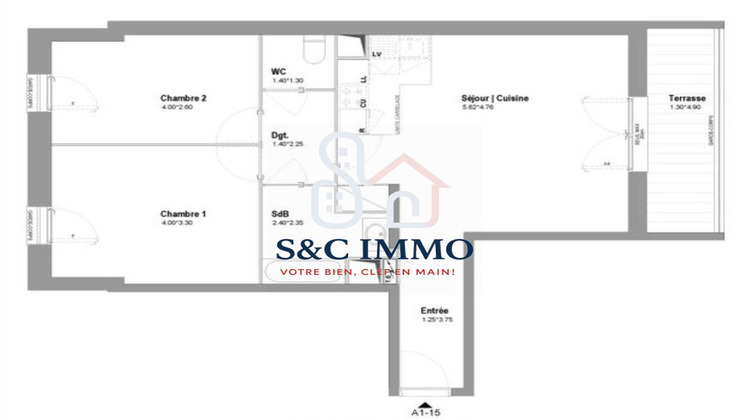 Ma-Cabane - Vente Appartement Chessy, 63 m²