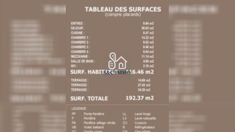 Ma-Cabane - Vente Appartement Chessy, 115 m²