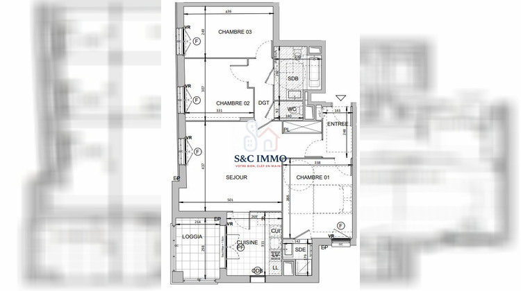 Ma-Cabane - Vente Appartement Chessy, 80 m²