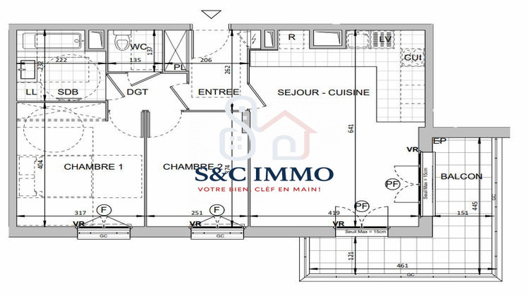Ma-Cabane - Vente Appartement Chessy, 71 m²