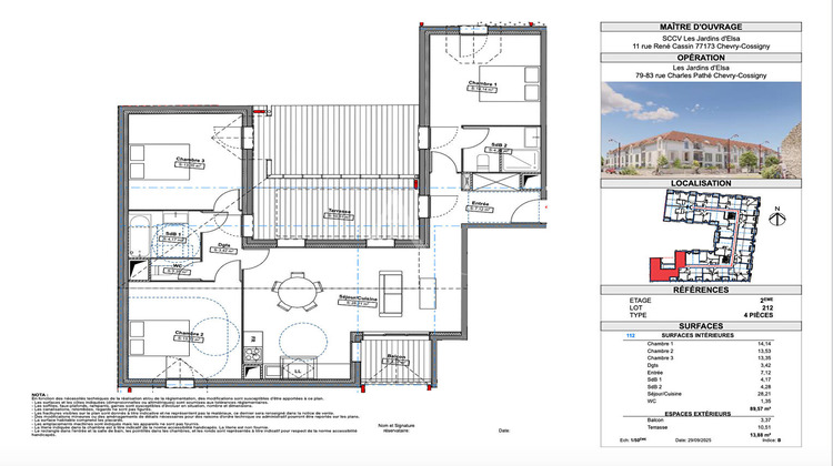 Ma-Cabane - Vente Appartement CHEVRY-COSSIGNY, 89 m²