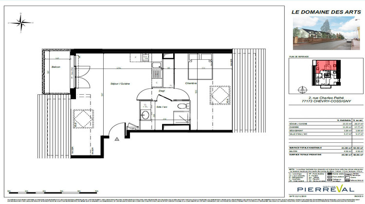 Ma-Cabane - Vente Appartement CHEVRY-COSSIGNY, 52 m²