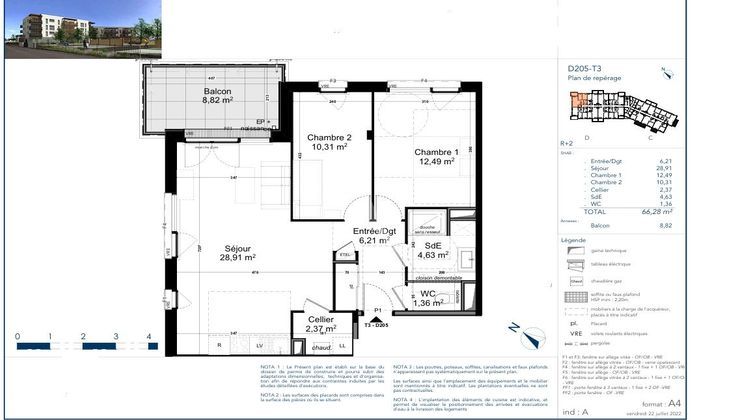 Ma-Cabane - Vente Appartement CHOLET, 66 m²