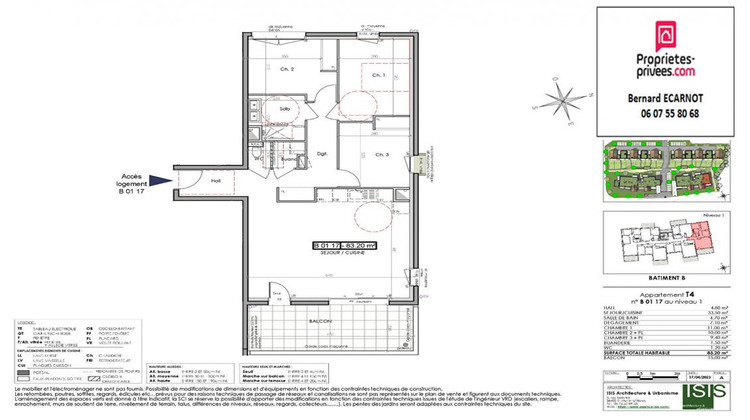 Ma-Cabane - Vente Appartement CLAIX, 83 m²