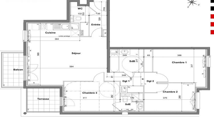 Ma-Cabane - Vente Appartement Clamart, 84 m²