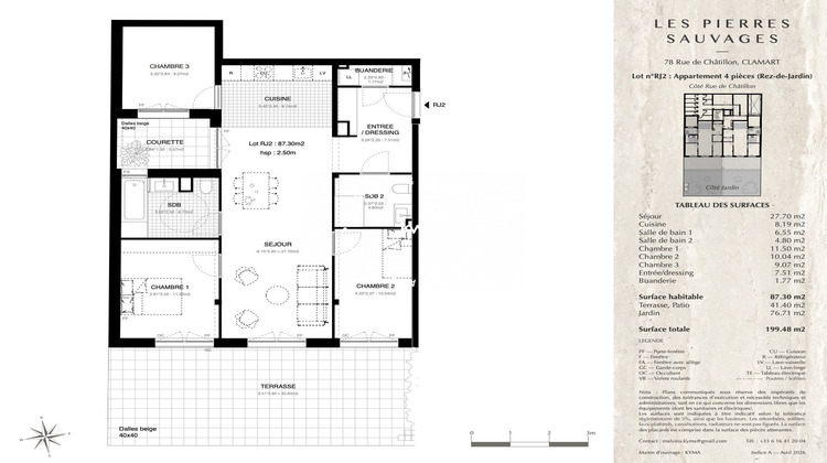 Ma-Cabane - Vente Appartement Clamart, 87 m²