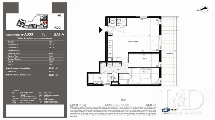 Ma-Cabane - Vente Appartement Clapiers, 85 m²