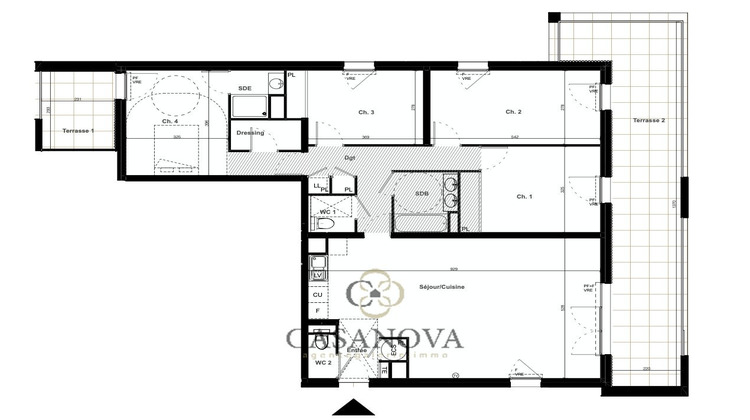 Ma-Cabane - Vente Appartement CLAPIERS, 125 m²