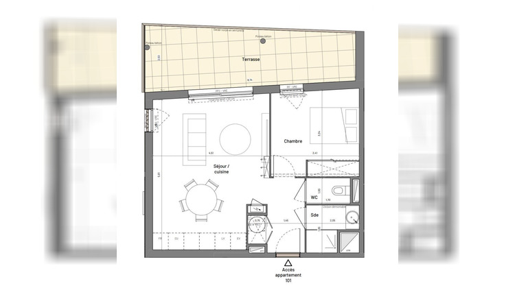 Ma-Cabane - Vente Appartement Clarensac, 46 m²