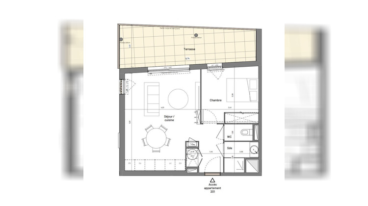 Ma-Cabane - Vente Appartement Clarensac, 46 m²