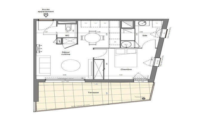 Ma-Cabane - Vente Appartement Clarensac, 43 m²