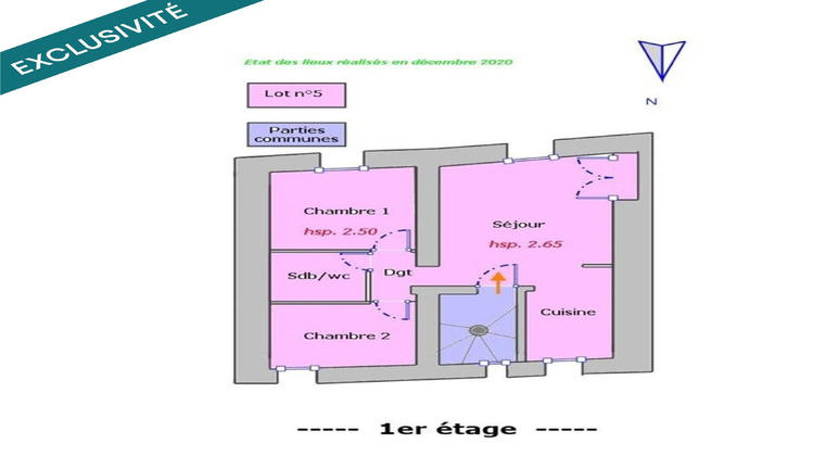 Ma-Cabane - Vente Appartement Claviers, 50 m²