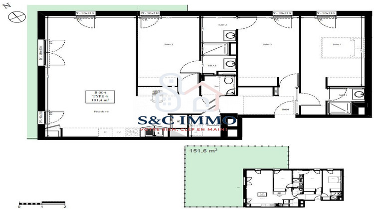 Ma-Cabane - Vente Appartement Clermont, 101 m²