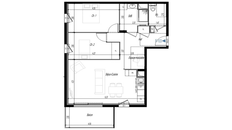 Ma-Cabane - Vente Appartement Clermont-Ferrand, 68 m²