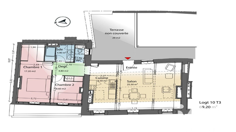 Ma-Cabane - Vente Appartement Clermont-Ferrand, 69 m²