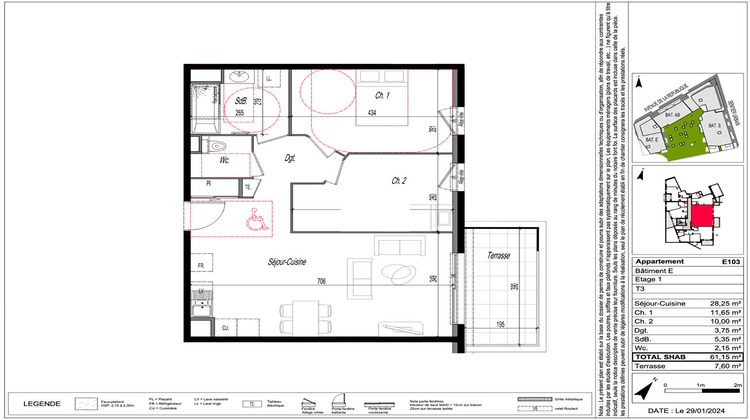 Ma-Cabane - Vente Appartement CLERMONT-FERRAND, 61 m²