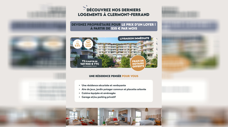 Ma-Cabane - Vente Appartement CLERMONT-FERRAND, 37 m²