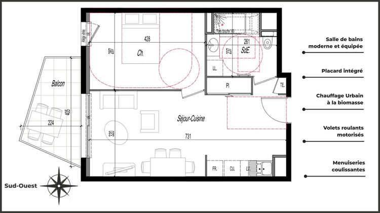 Ma-Cabane - Vente Appartement Clermont-Ferrand, 42 m²