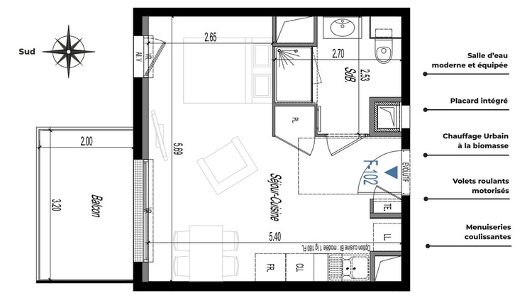 Ma-Cabane - Vente Appartement Clermont-Ferrand, 29 m²