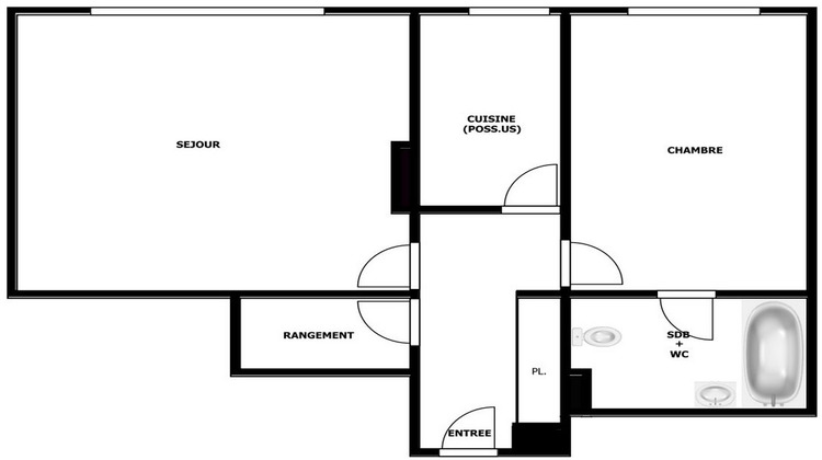 Ma-Cabane - Vente Appartement CLICHY, 45 m²