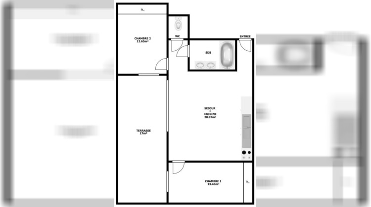 Ma-Cabane - Vente Appartement CLICHY, 60 m²