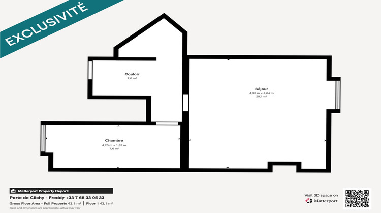 Ma-Cabane - Vente Appartement Clichy, 35 m²