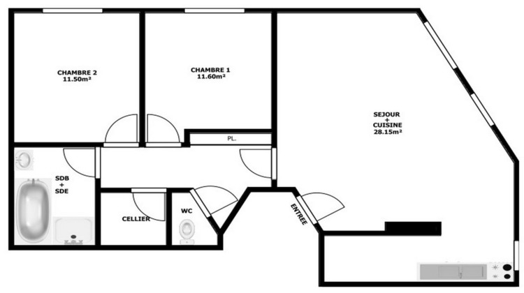 Ma-Cabane - Vente Appartement CLICHY, 65 m²