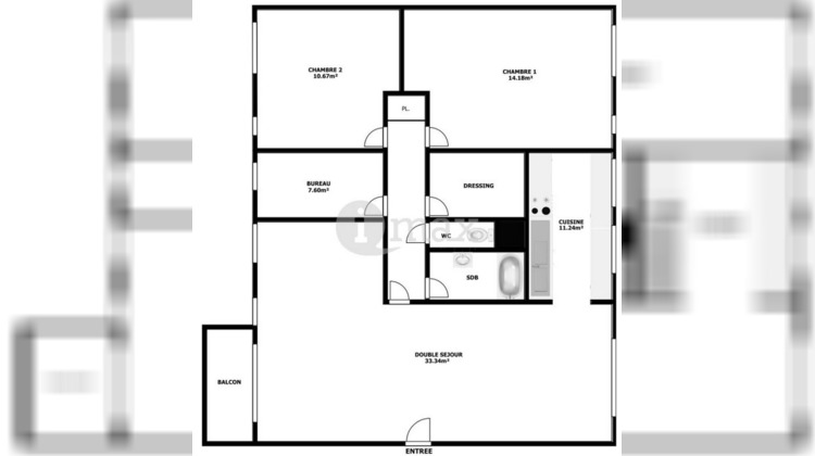 Ma-Cabane - Vente Appartement CLICHY, 92 m²