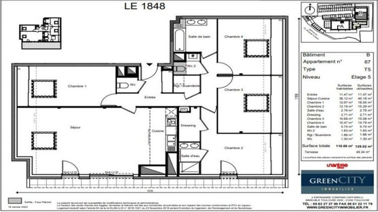 Ma-Cabane - Vente Appartement Cluses, 110 m²