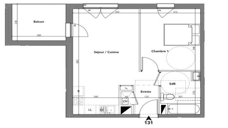 Ma-Cabane - Vente Appartement Cluses, 44 m²