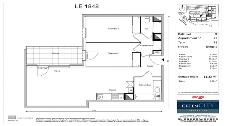 Ma-Cabane - Vente Appartement Cluses, 65 m²