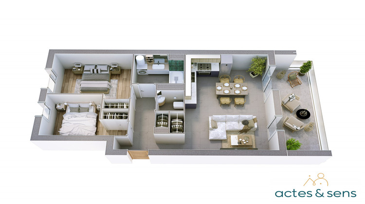 Ma-Cabane - Vente Appartement Cognin, 66 m²