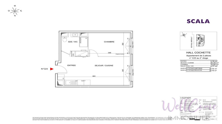 Ma-Cabane - Vente Appartement COGNIN, 39 m²