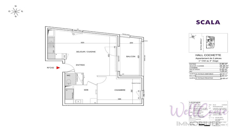 Ma-Cabane - Vente Appartement COGNIN, 46 m²