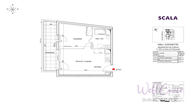 Ma-Cabane - Vente Appartement COGNIN, 36 m²