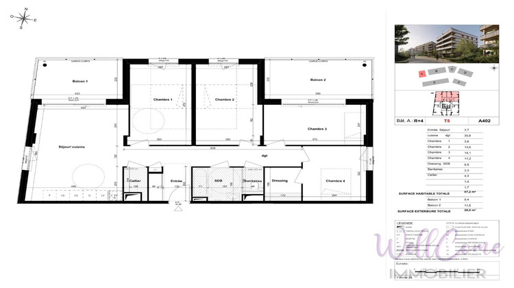 Ma-Cabane - Vente Appartement COGNIN, 97 m²
