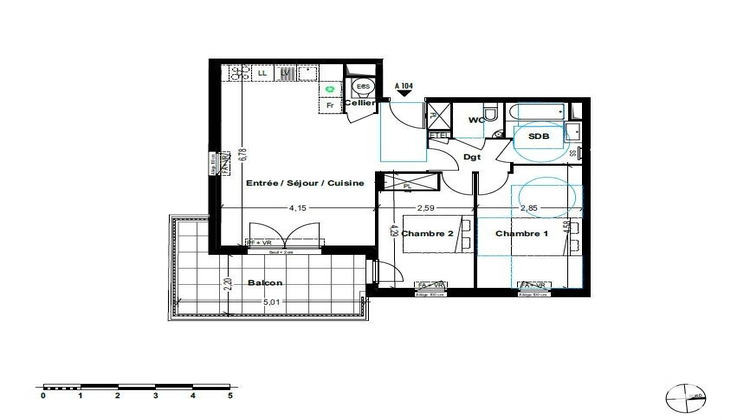 Ma-Cabane - Vente Appartement Cogolin, 64 m²