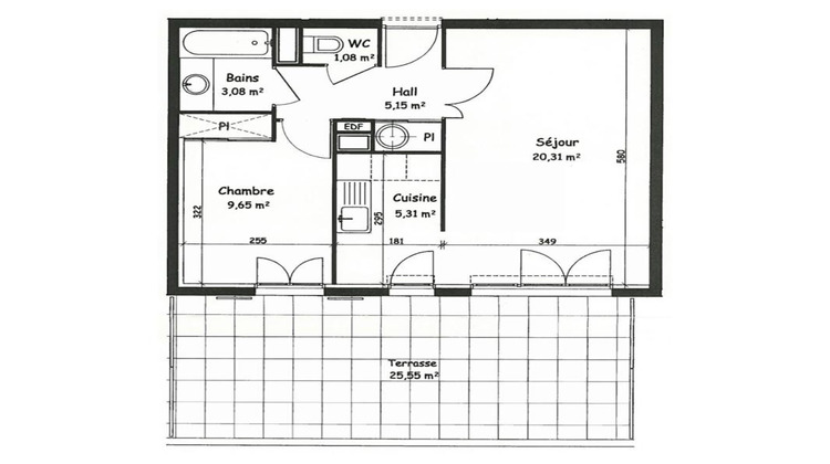 Ma-Cabane - Vente Appartement COLLONGES, 44 m²