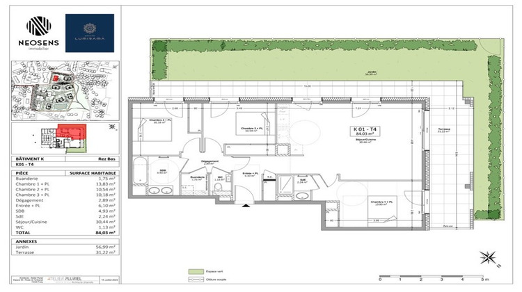 Ma-Cabane - Vente Appartement COLLONGES SOUS SALEVE, 84 m²