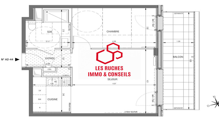 Ma-Cabane - Vente Appartement Colombes, 43 m²
