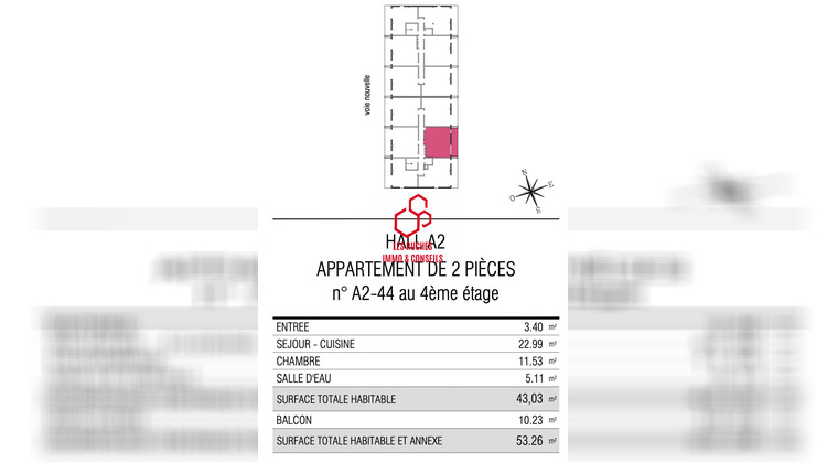 Ma-Cabane - Vente Appartement Colombes, 43 m²