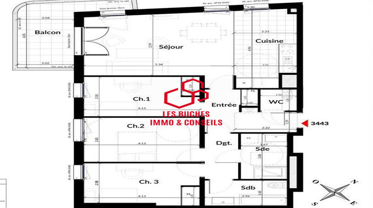 Ma-Cabane - Vente Appartement Colombes, 85 m²