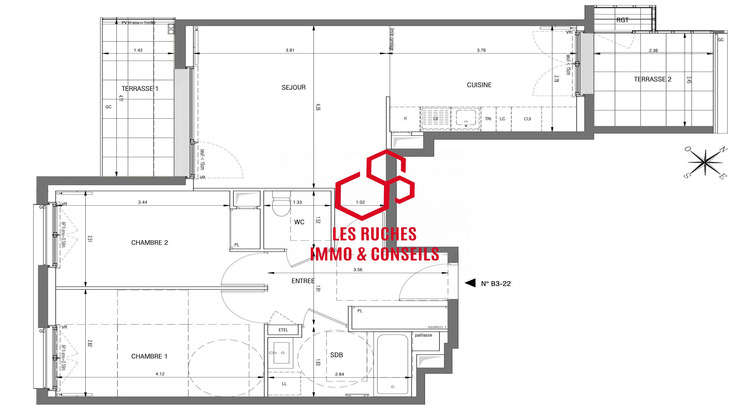 Ma-Cabane - Vente Appartement Colombes, 63 m²