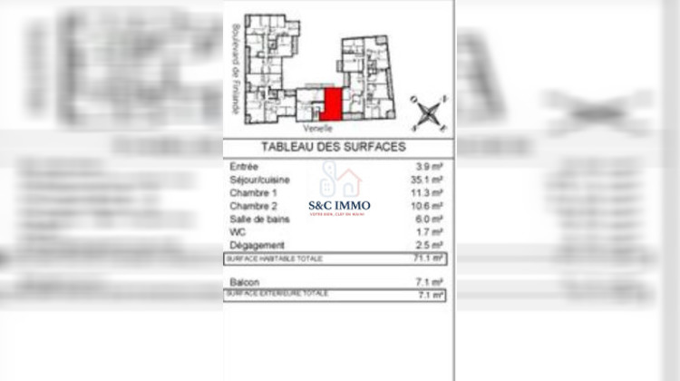 Ma-Cabane - Vente Appartement Colombes, 71 m²